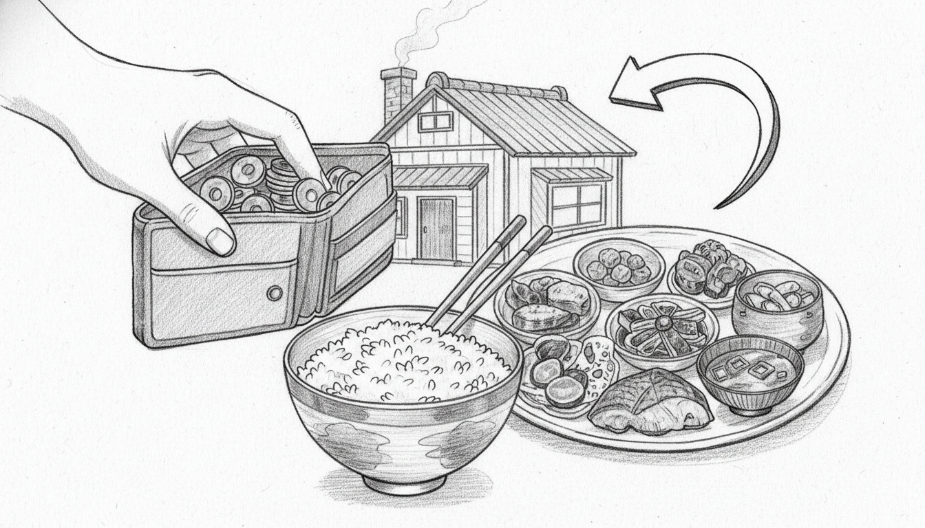 実家暮らしの食費はいくら入れるべき?