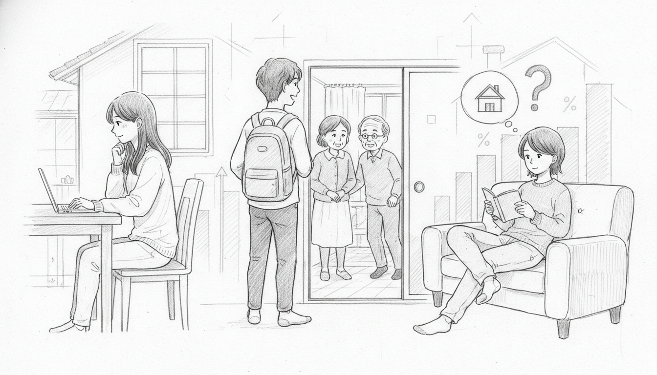 20代の実家暮らしの割合ってどのくらい？