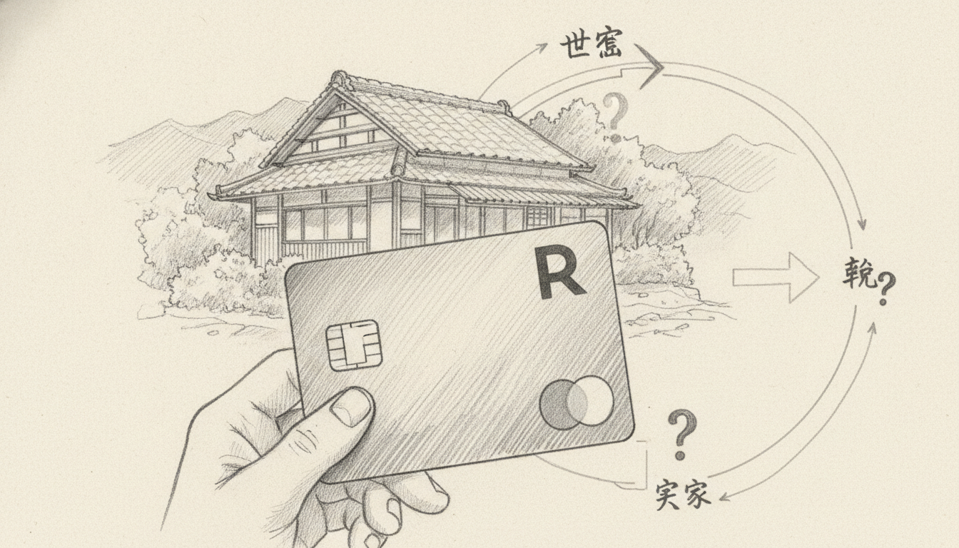 楽天カードの世帯年収は実家暮らしならどう書く？