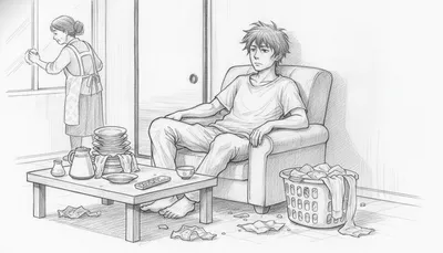 実家暮らしの男は家事をしないって本当？