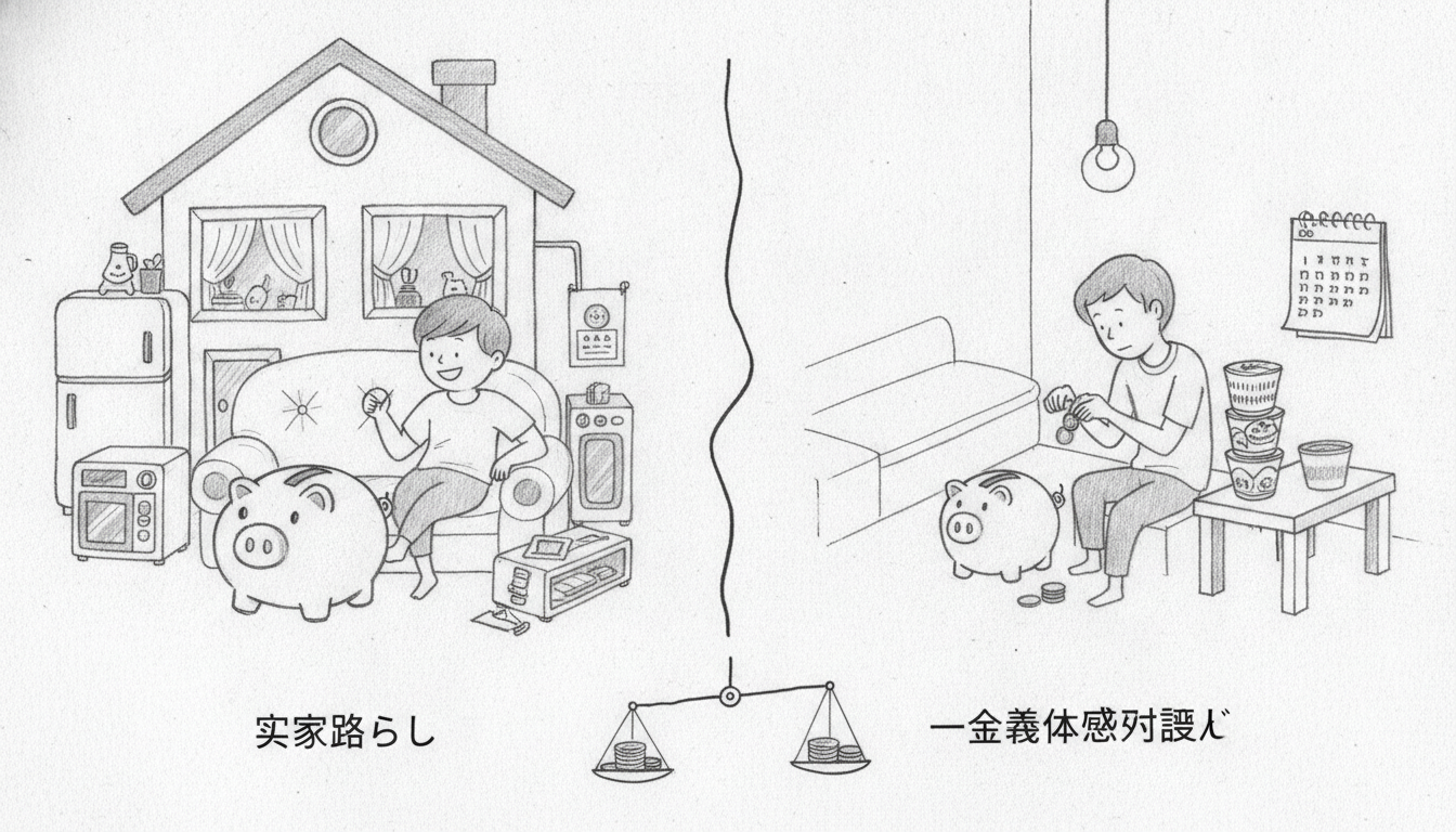 実家暮らし一人暮らし金銭感覚の違いとは？
