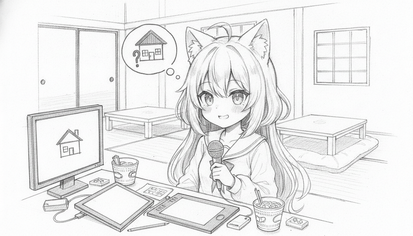 実家暮らし vtuberはあり？