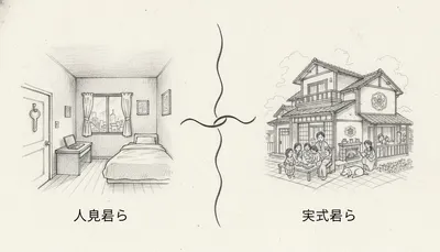 英語で一人暮らしや実家暮らしはどう言う？
