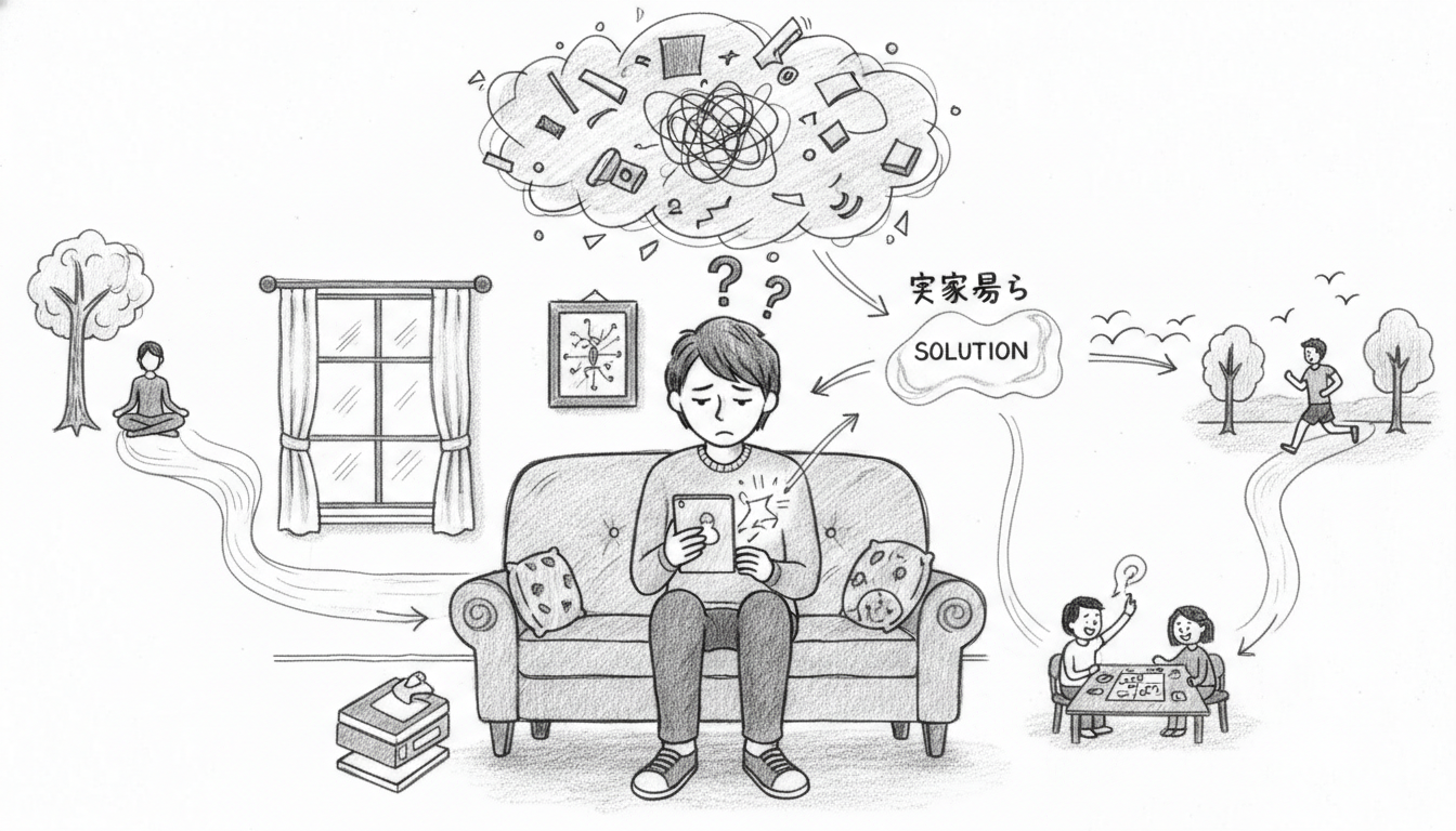 ストレスを解消するための具体的な3つの手法