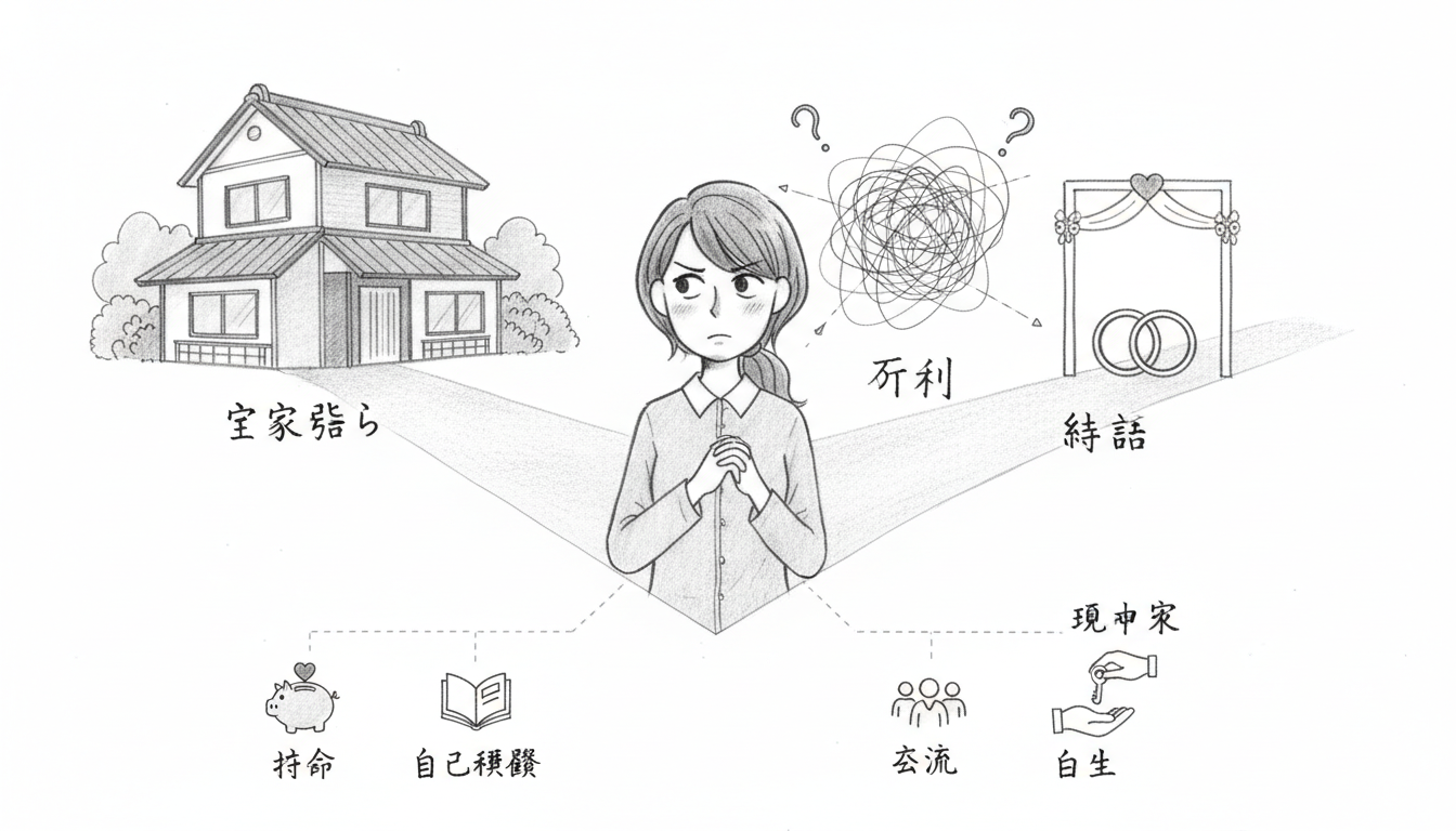 結婚を有利に進めるために実家暮らしの人が取るべき具体策