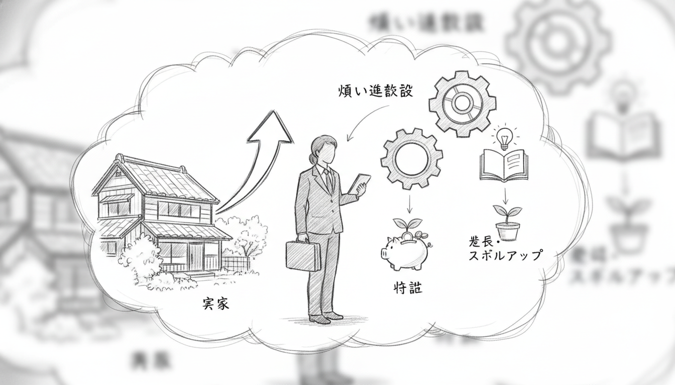実家暮らしを「賢い選択」に変えるための3つの具体例
