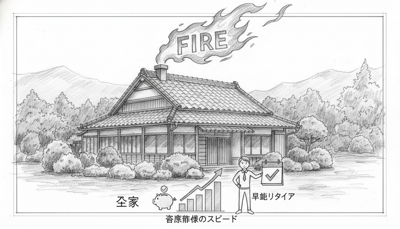 実家暮らし fireは資産形成のスピードと目標額を最適化する合理的戦略である