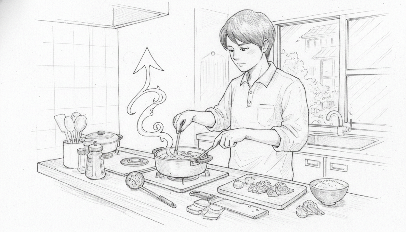 実家暮らしで自炊を行うことは自立への第一歩となる