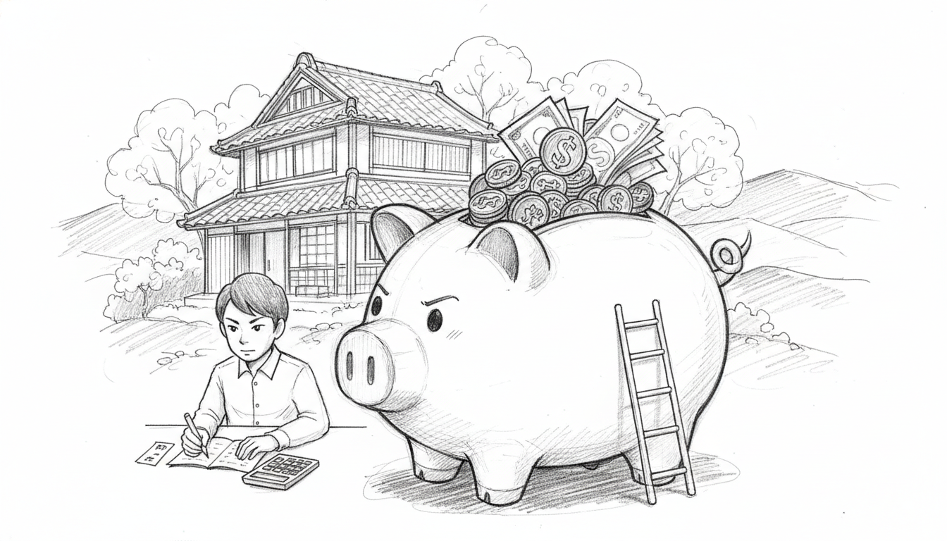 実家暮らしにおける貯金2,000万円は十分に現実的な目標
