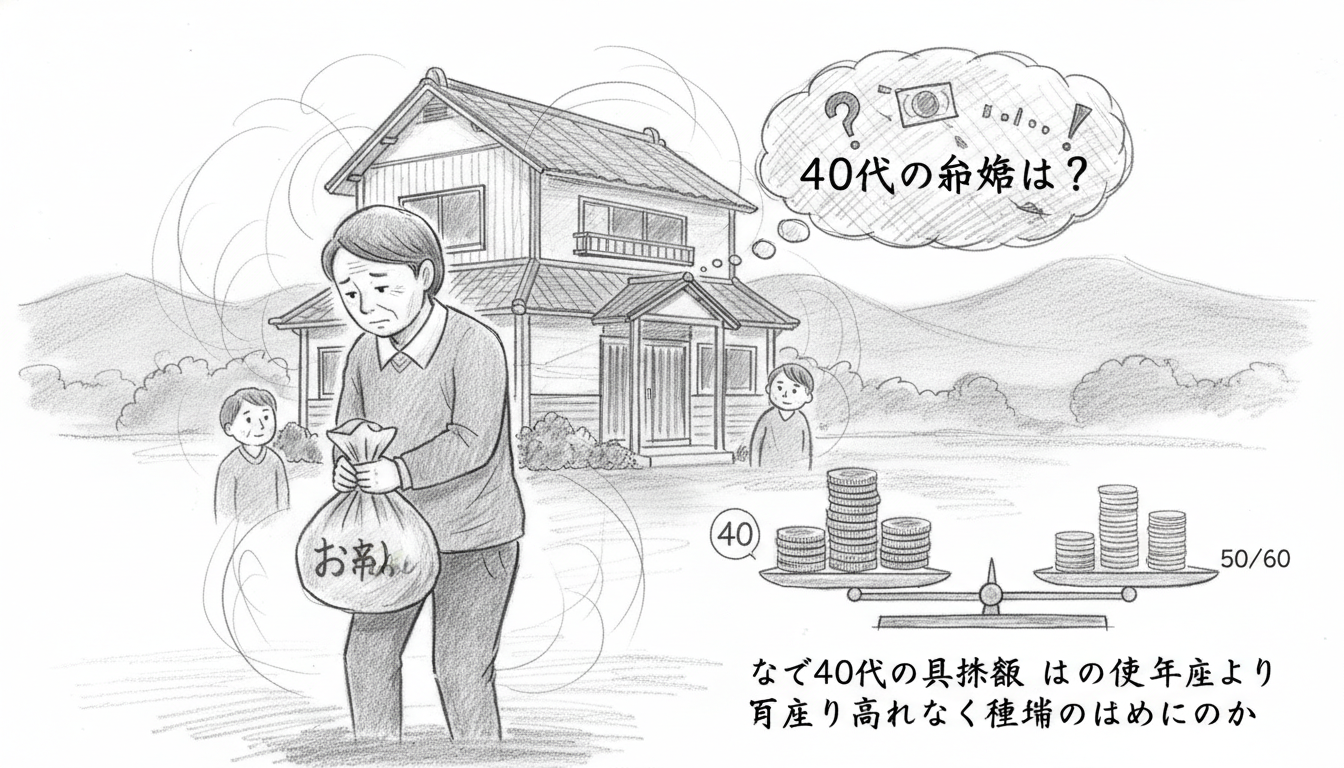 なぜ40代の負担額は他の年代より高くなる傾向にあるのか