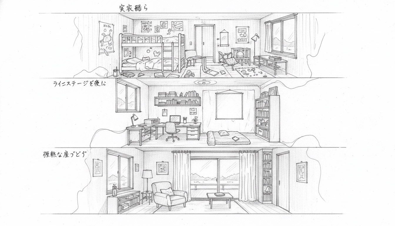 ライフステージの変化に応じた柔軟な部屋づくりの指針