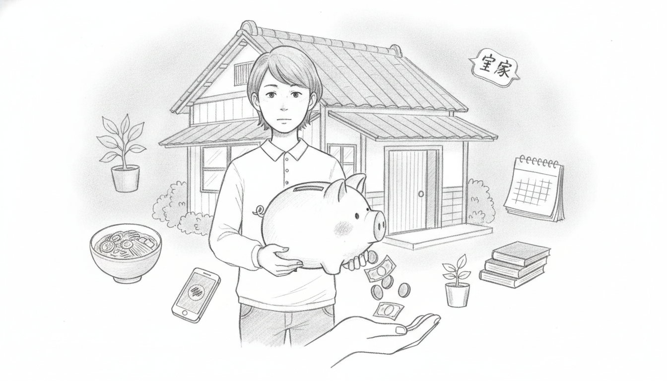 実家暮らしの生活費の平均は月7〜9万円前後