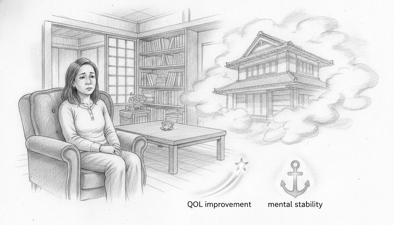 QOLの向上と精神的な安定