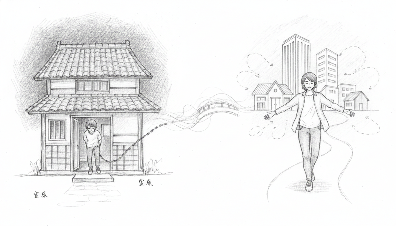 住居形態と個人の自立度は必ずしも比例しない