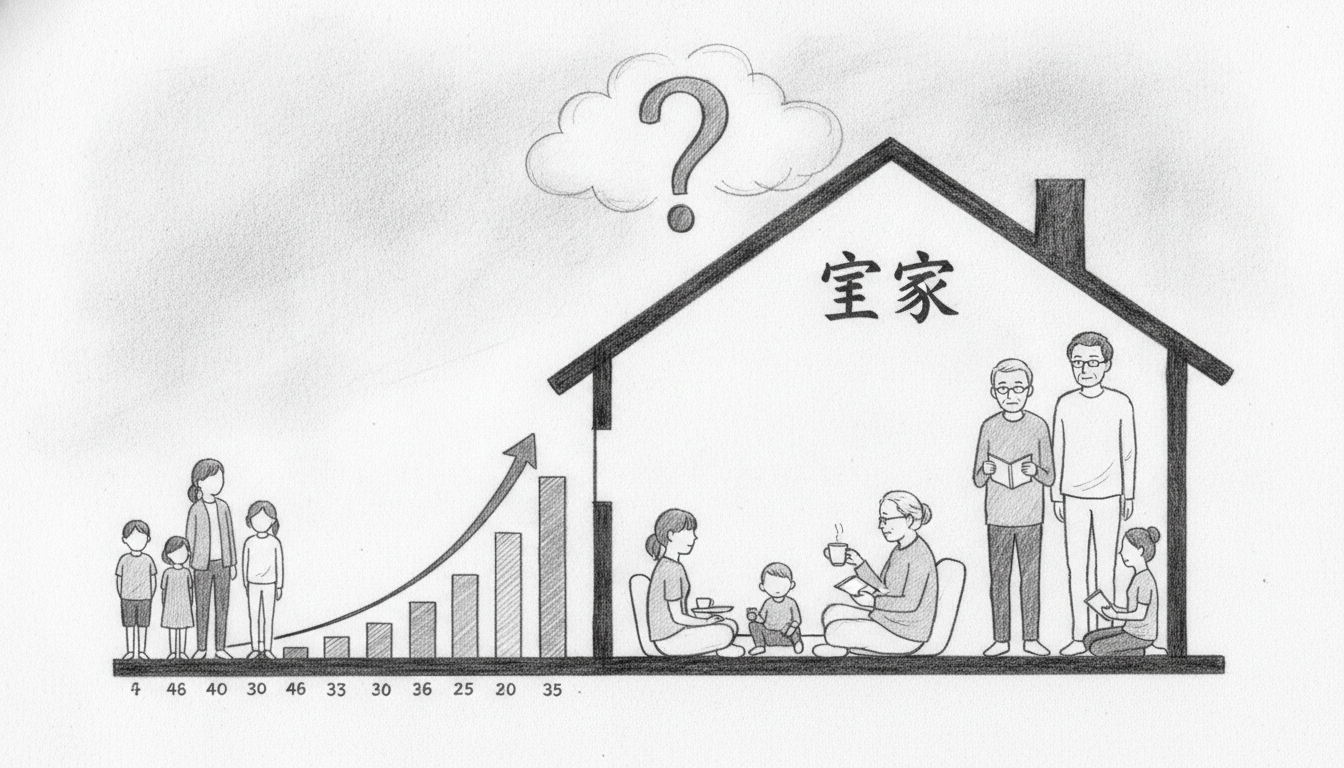 なぜ年齢を問わず実家暮らしの割合が高いのか
