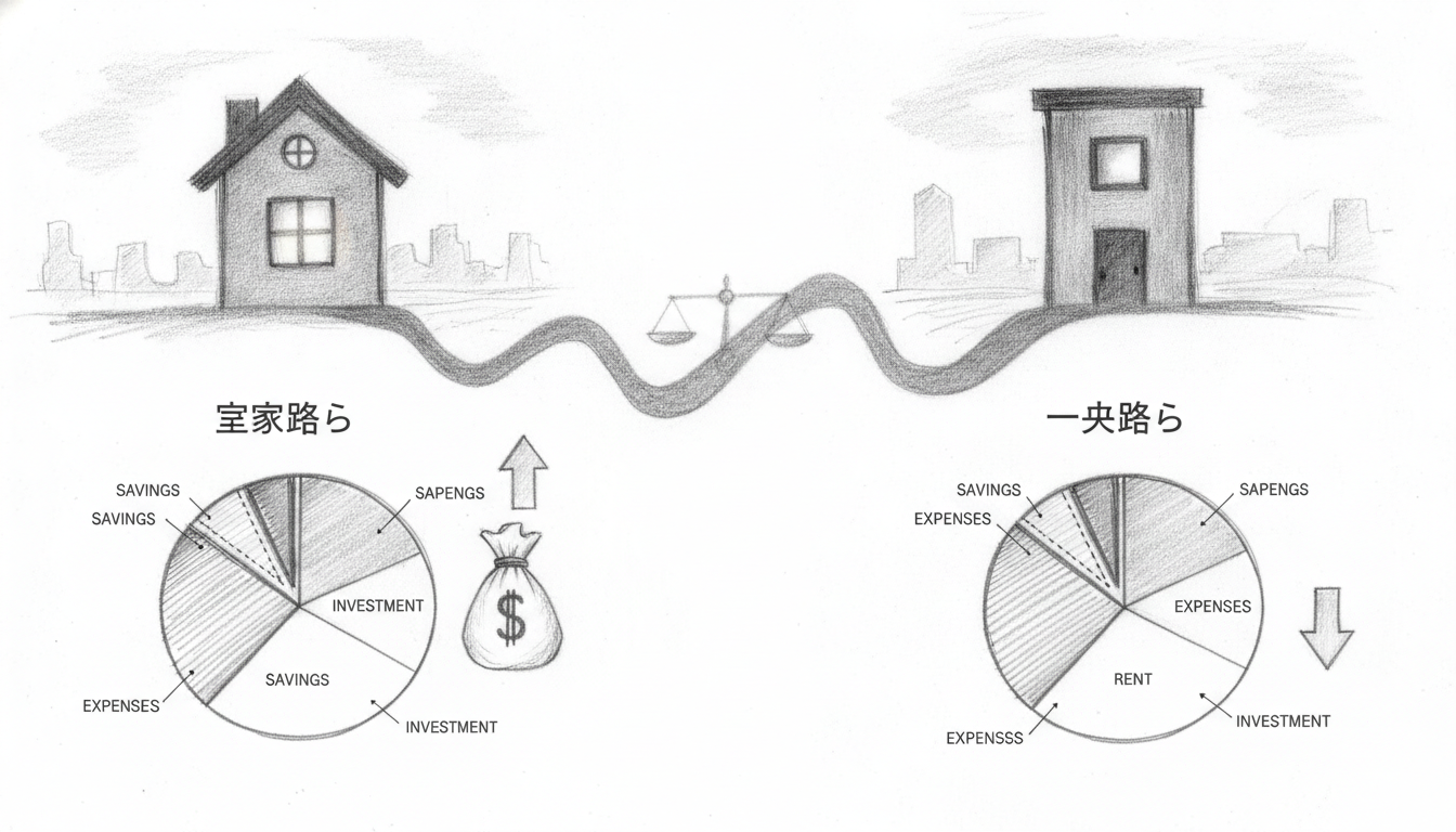 一人暮らしとの比較から導き出される実家暮らしの金銭的優位性