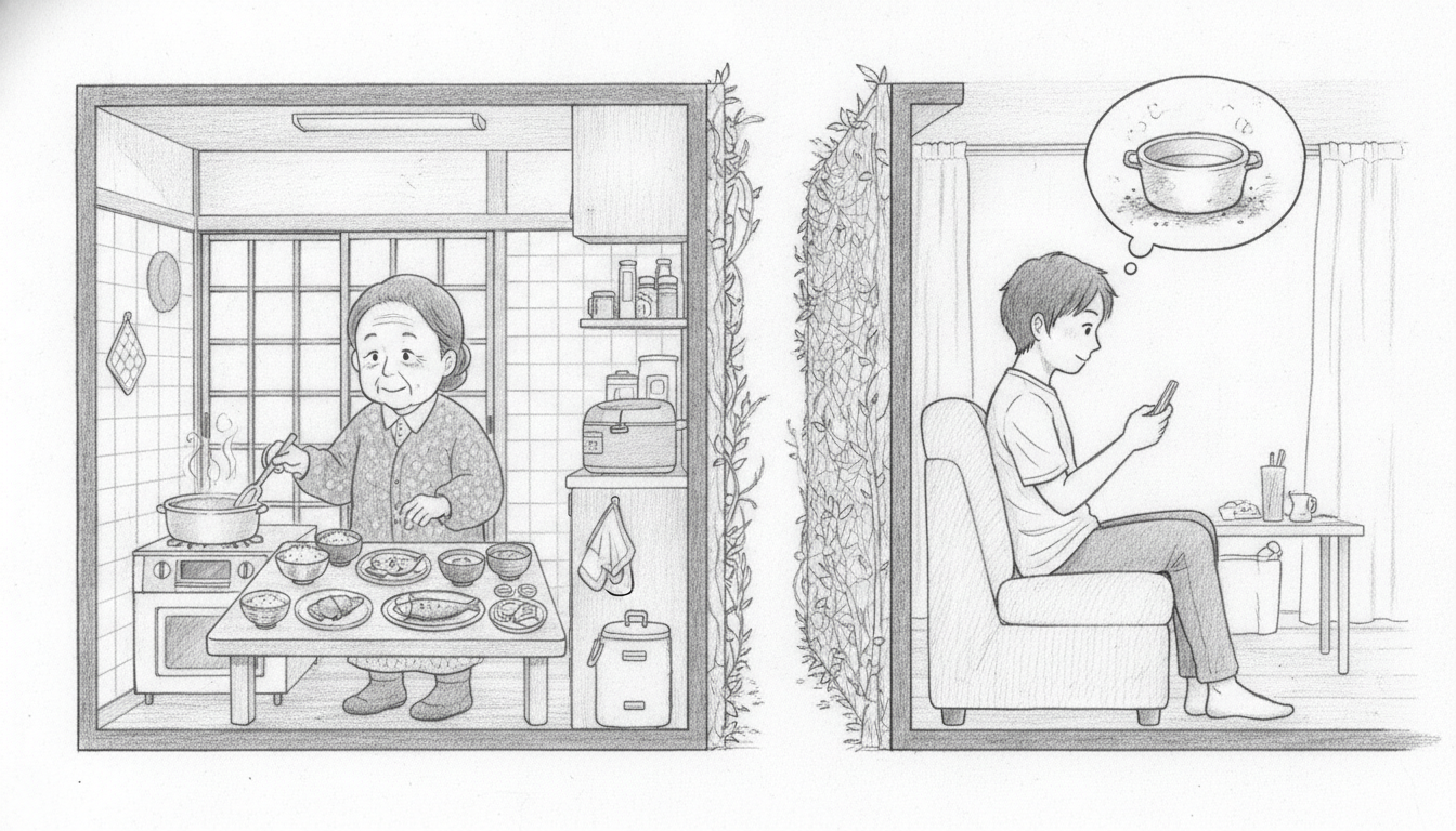 なぜ実家暮らしでは料理をしない状況が定着しやすいのか?