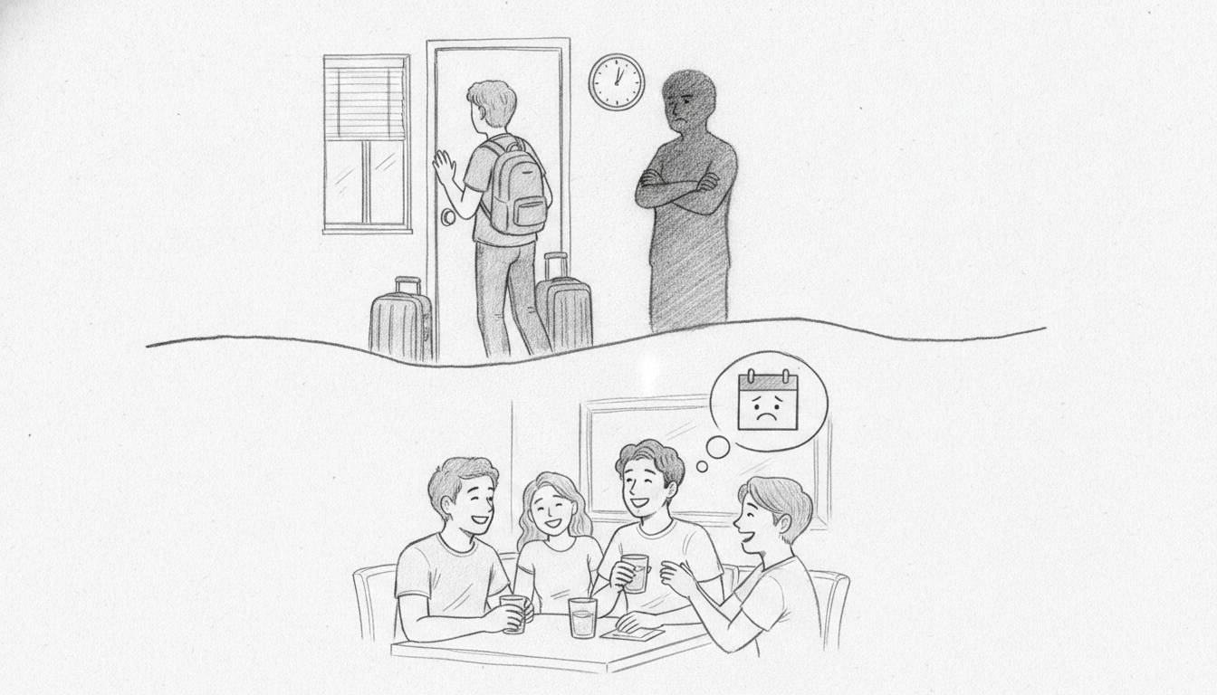 親が外泊に対して否定的な反応を示す背景