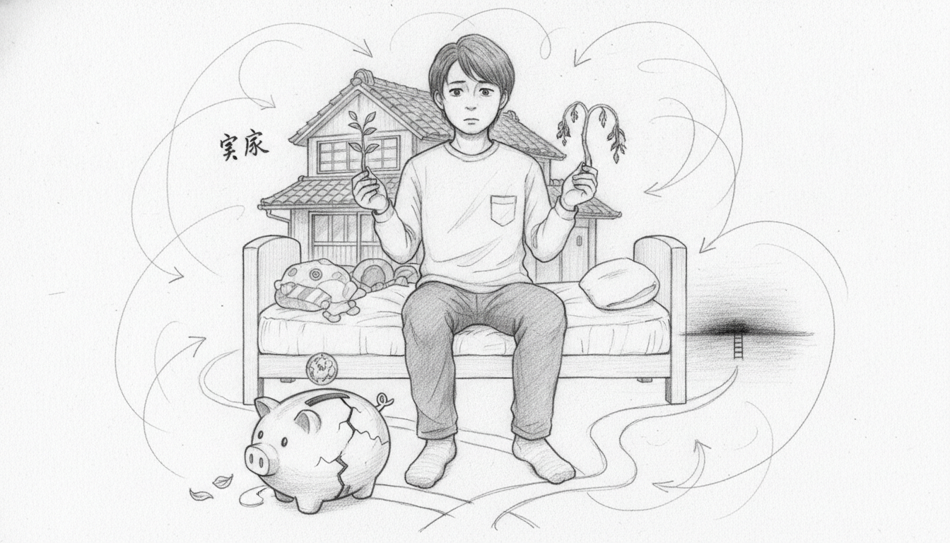 実家暮らしが将来に与える影響とリスクの管理