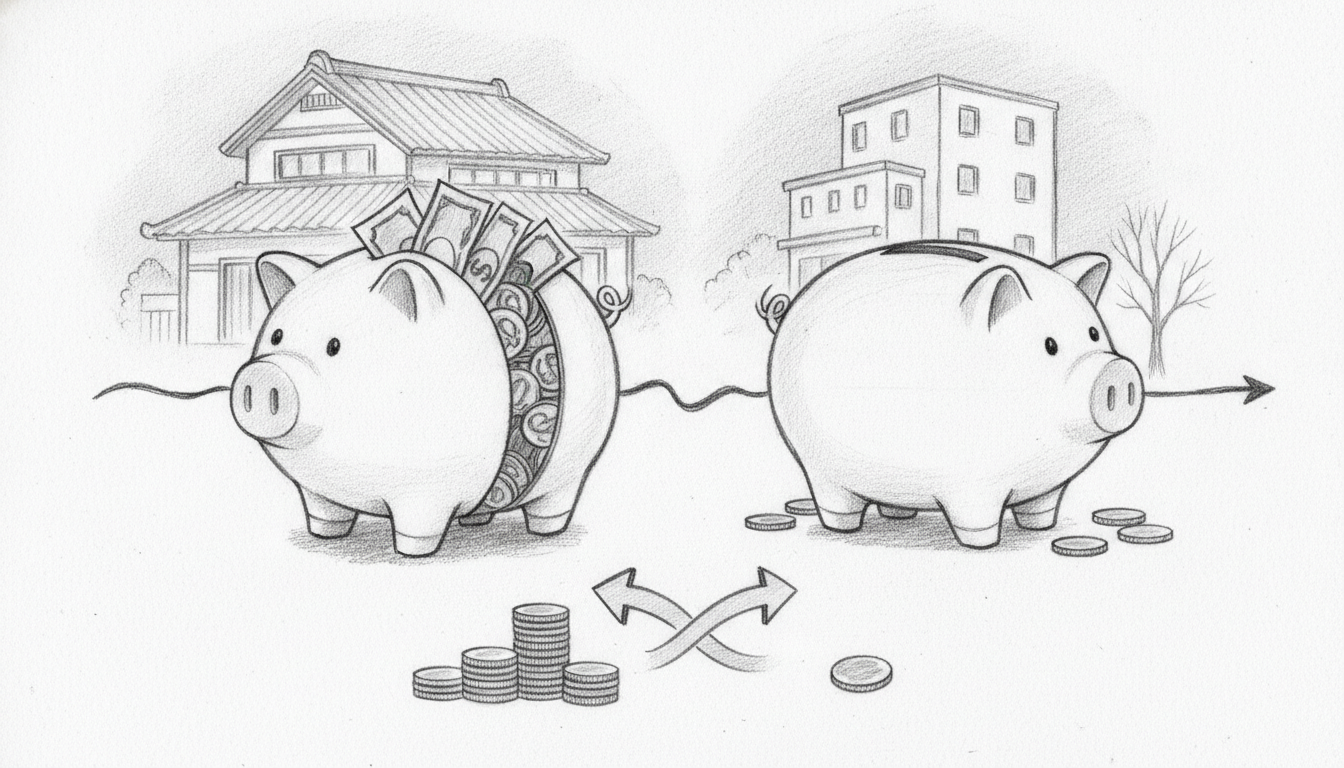 なぜ実家暮らしの貯金額に幅が生じるのか