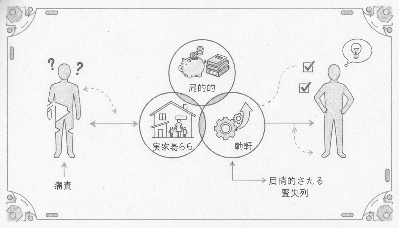 実家暮らしが「合理的」とされる3つの具体例