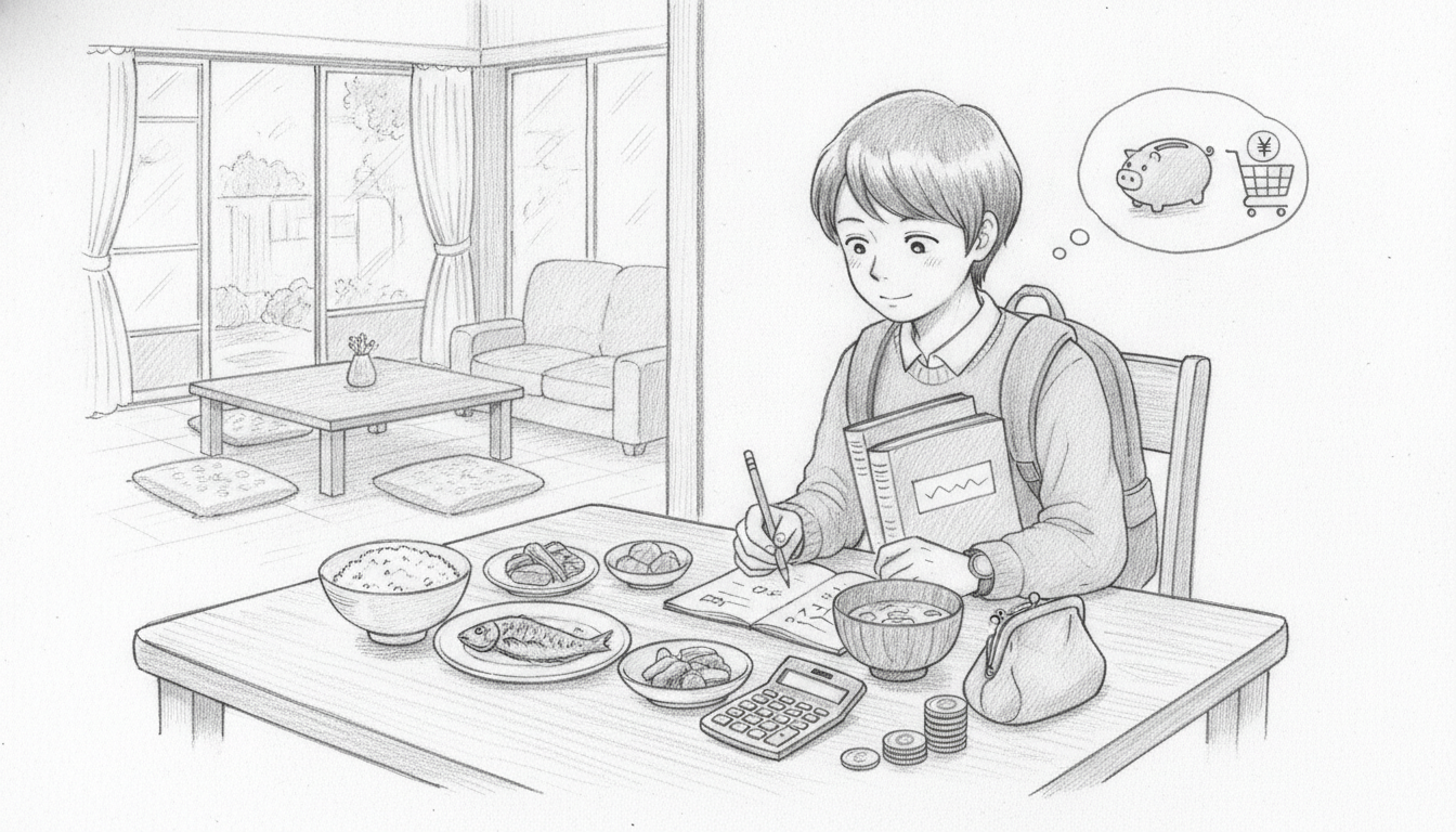 実家暮らしの大学生が意識すべき食費管理のまとめ