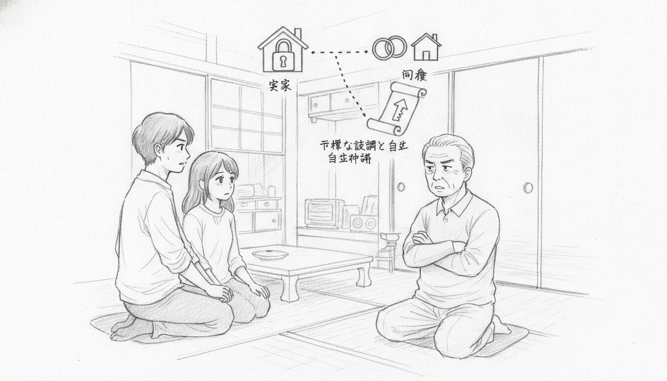 実家暮らしからの同棲は丁寧な説明と自立計画の提示が成功の鍵です