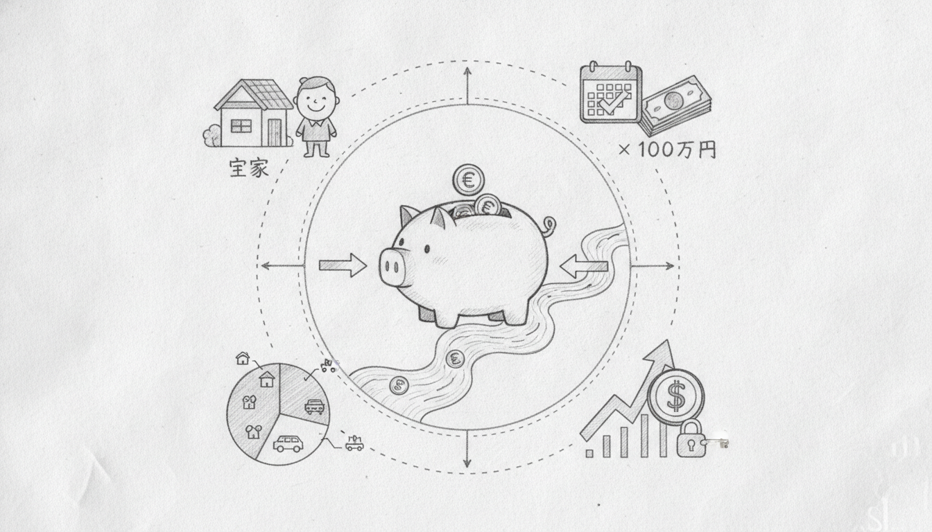 年間100万円を達成するための具体的な貯金プラン