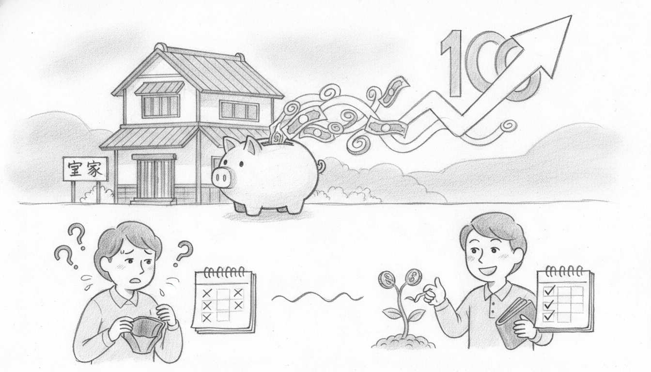 実家暮らしにおける年間貯金の注意点と成功のポイント